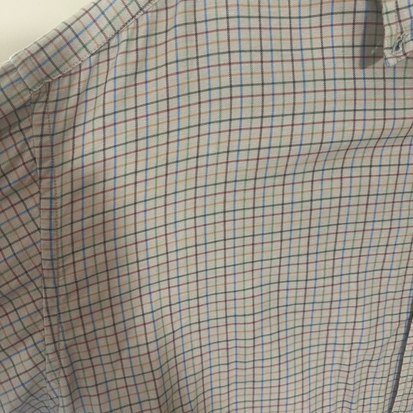 GAP Vintage 90s gray plaid Button Down Shirt Cotton Mens Size XXL - Picture 5 of 6